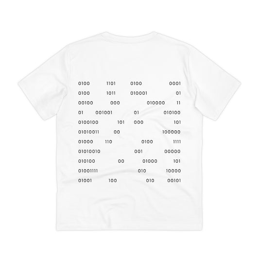 Bolt 10 binary t-shirt white